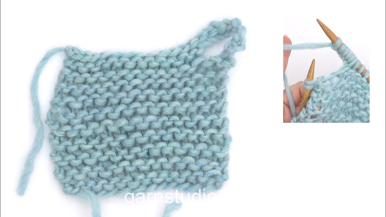 How to knit a built in loop