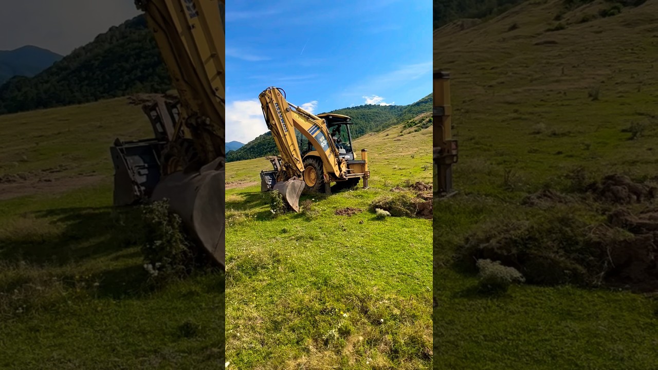 Komatsu Buldoexcavator Arm Position #machinery #quarry #komatsu #buldoexcavator