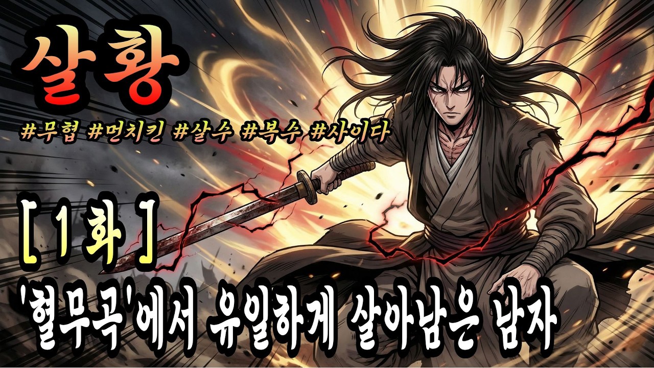 [1화]'혈무곡'에서 유일하게 살아남은 남자 #무협소설 #무협 #오디오북