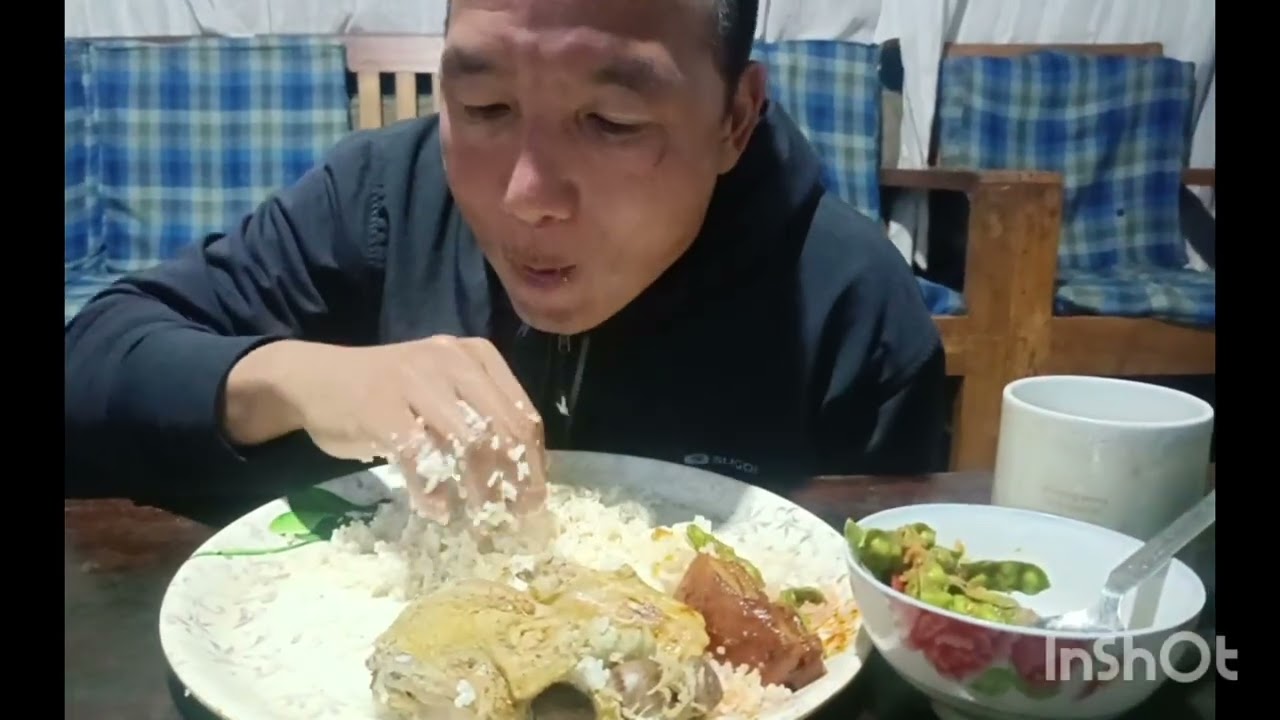 @Delicious chicken curry boil#Mukbang.