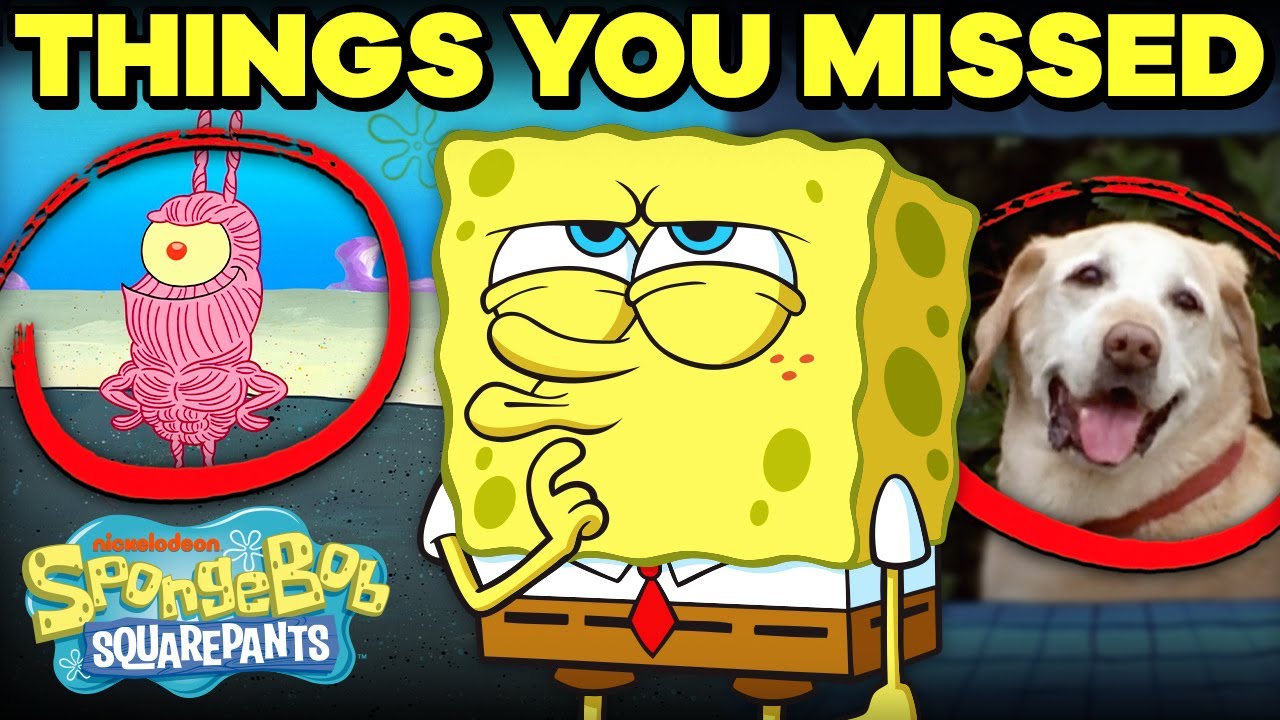 Easter Eggs & Background Details You Never Noticed About PLANKTON 👀 | SpongeBob