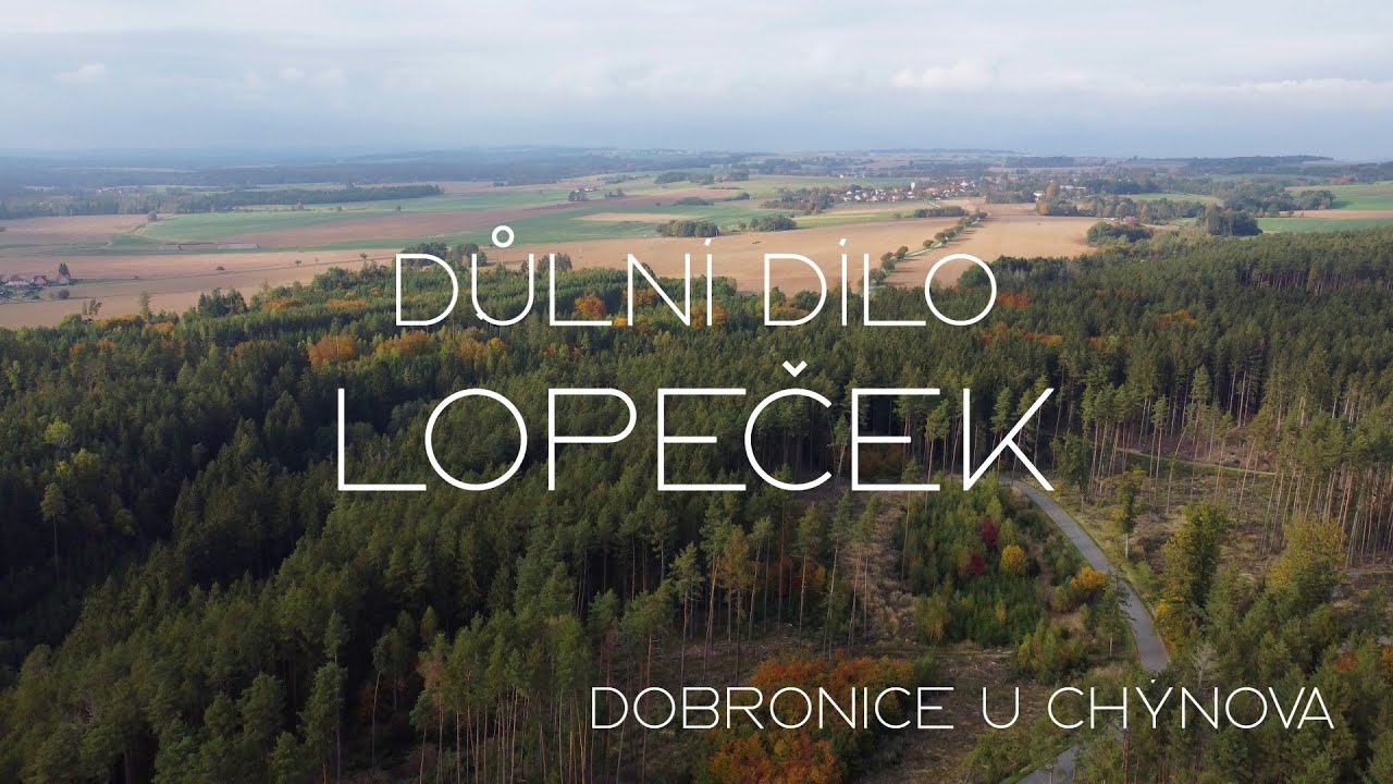 Stříbrné doly v okolí Dobronic u Chýnova - Důlní dílo Lopeček