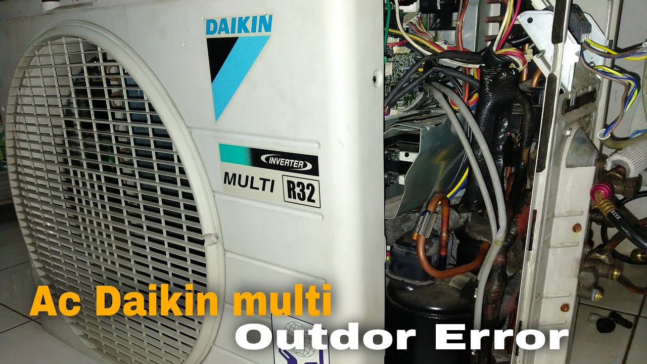 Ac Daikin Multi S Outdor mati hidup|Error|Service Ac Bekasi