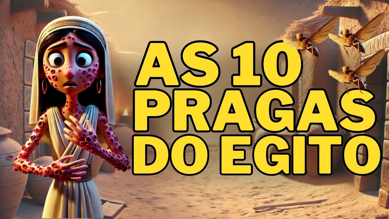 As 10 Pragas do Egito - Hist&oacute;rias B&iacute;blicas Infantis