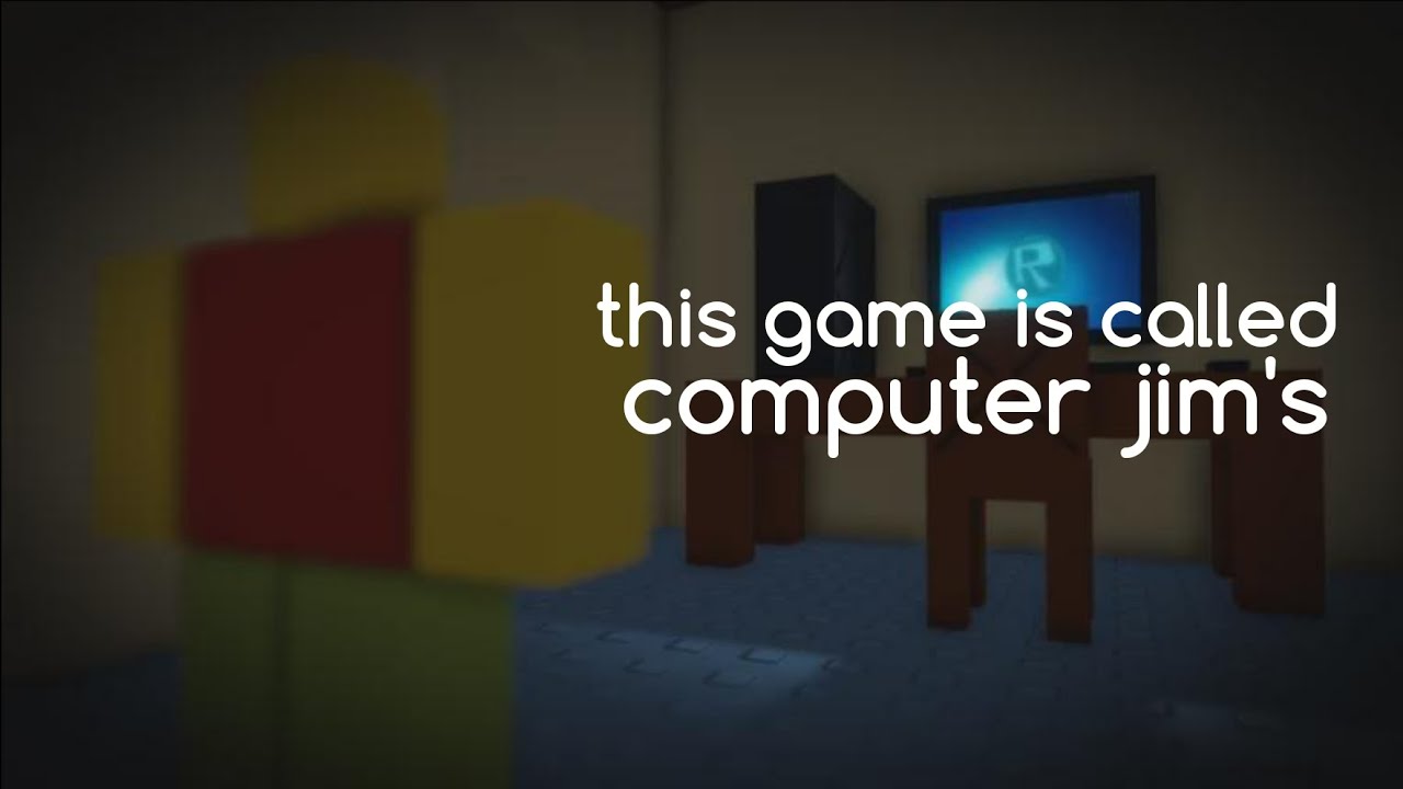 I played a game called computer jim's; it didn't have any jump scares, but it felt scary at night