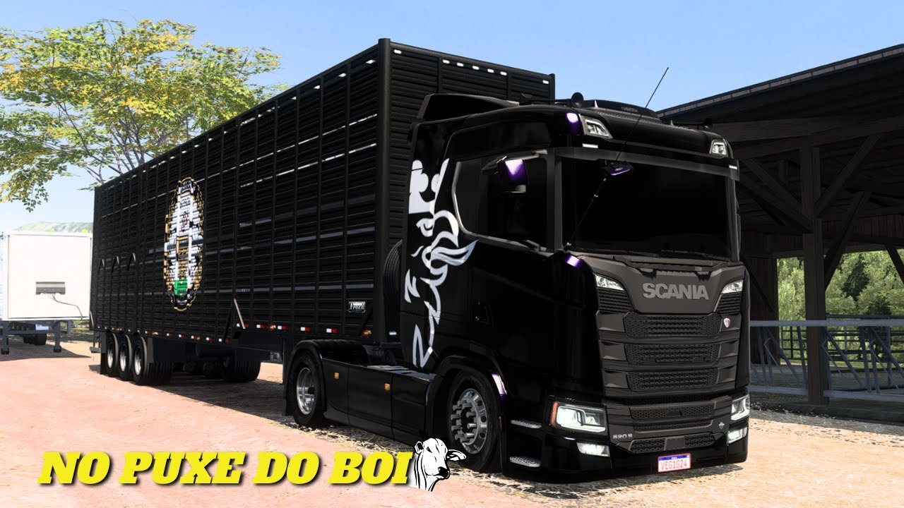 Levando Gado pelas estradas de Terra do ROTAS BRASIL - ETS 2 1.57 MODS