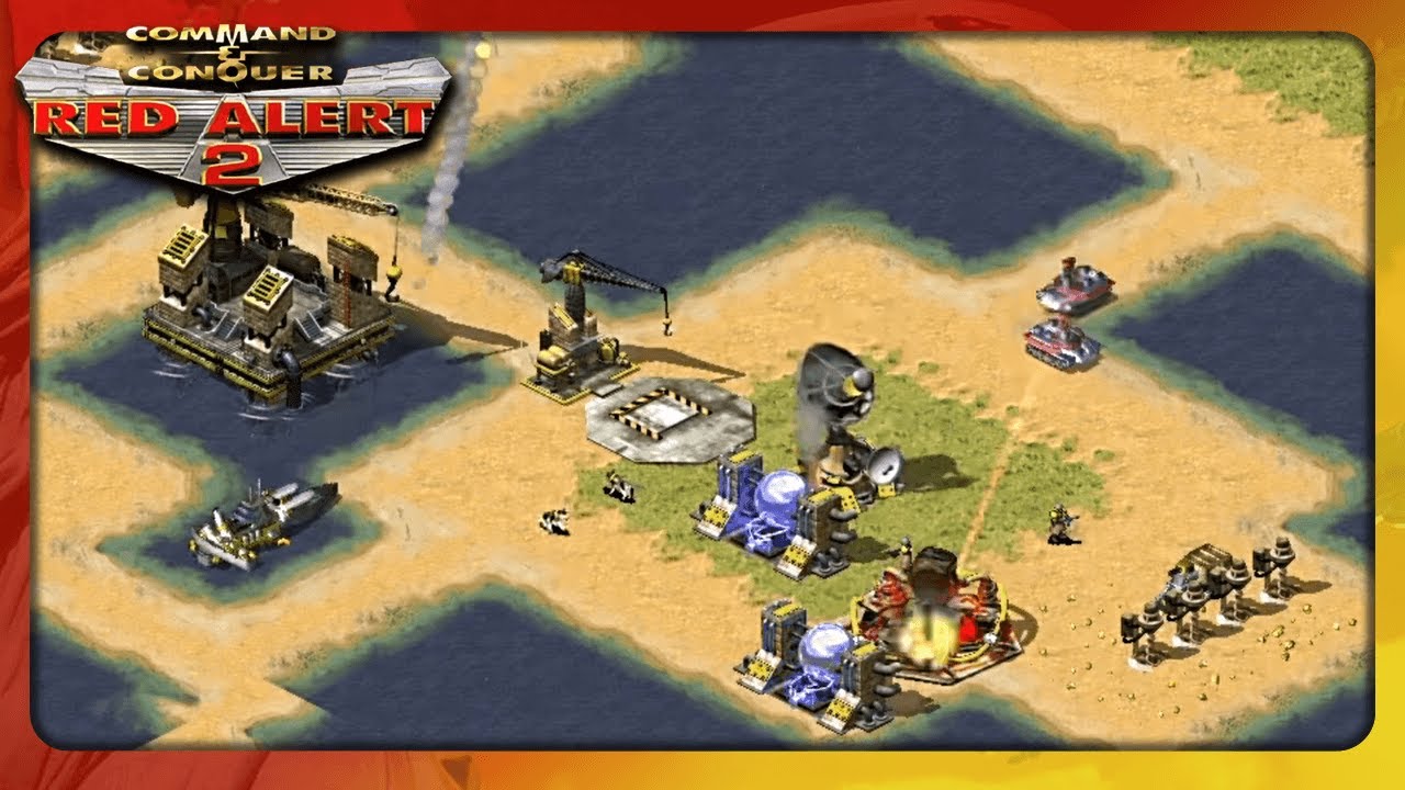 Red Alert 2 Online 7 vs1 紅警急劇劣勢被玩弄！吸引主力軍調虎離山！  |Red alert 2