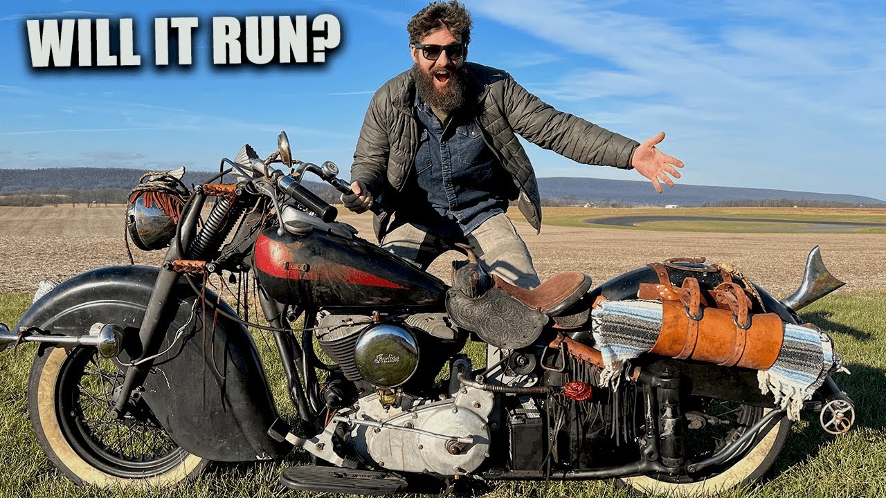 I Bought a Forgotten 1948 Indian Motorcycle. Will it Start ?