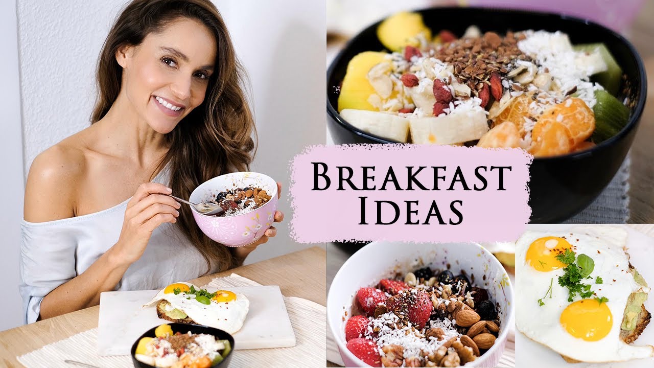 3 GESUNDE FRÜHSTÜCKSIDEEN ❤️ | SCHNELL, EINFACH und LECKER | Fit in den Tag starten | Sheila Gomez