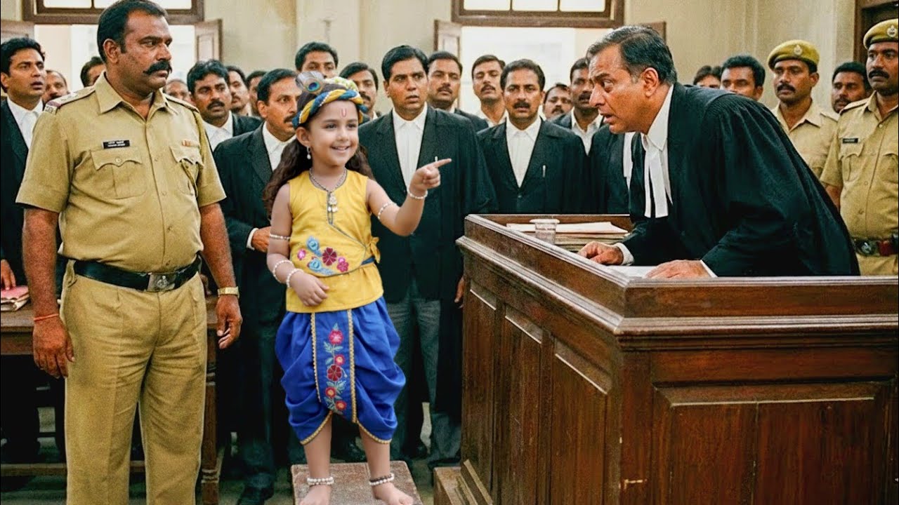 कान्हा ने जब जज को लगाई फटकारअदालत | Yashomati Maiyaa Ke Nandlala | Krishna Leela