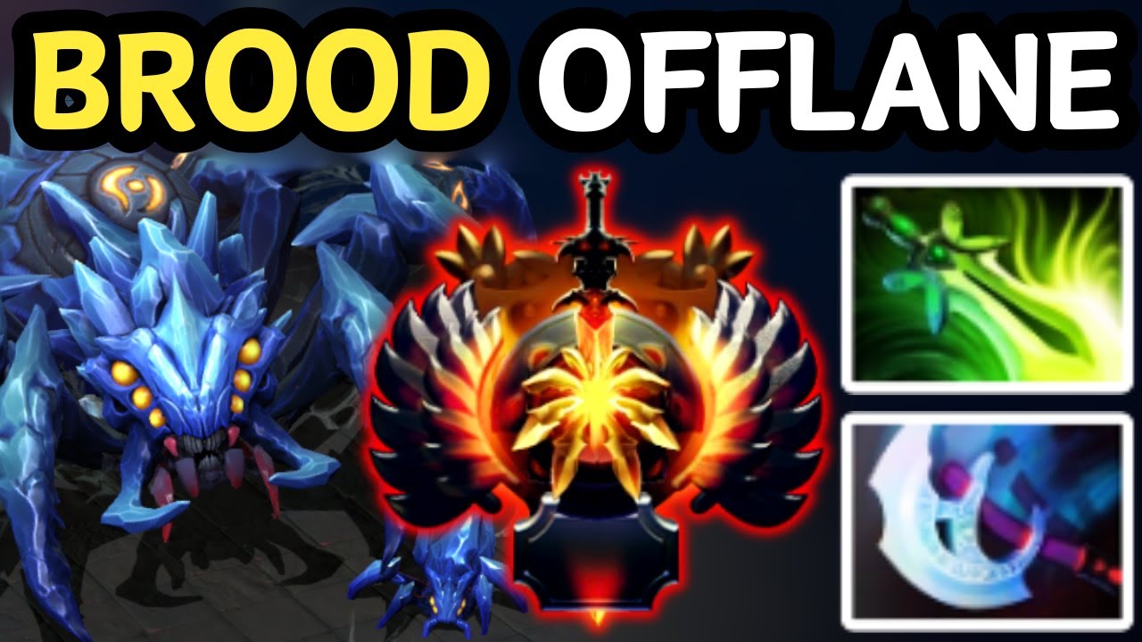 🔥 BROODMOTHER OFFLANE = PURE NIGHTMARE 🔥 DOTA 2