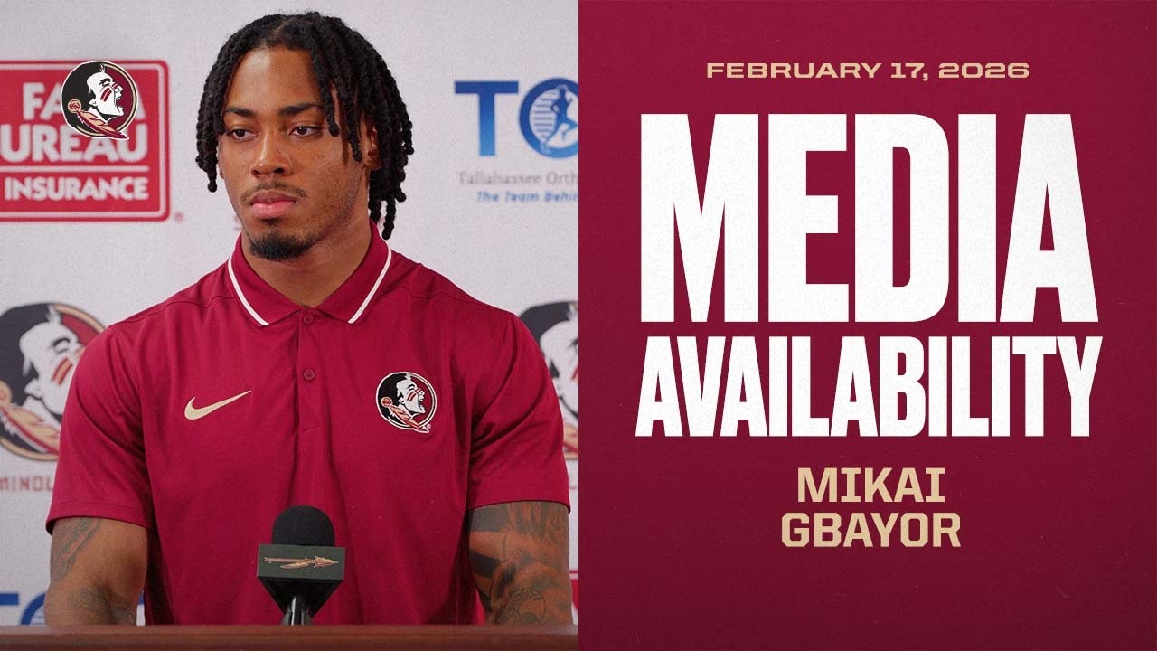 FSU Football | LB Mikai Gbayor Media Availability