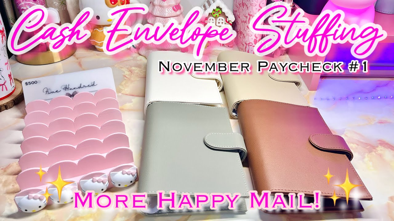 КОНВЕРТ С ДЕНЕЖНЫМИ СРЕДСТВАМИ, НОЯБРЬСКАЯ ЗАРПЛАТА №1 | РАСПАКОВКА HAPPY MAIL | #cashbudget #how...