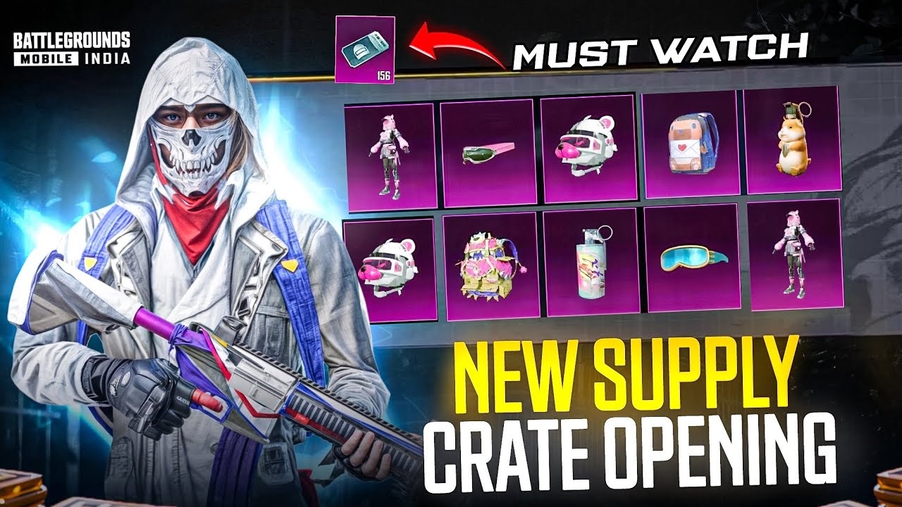 BGMI Epic Supply Crate Opening 😱 Legendary Loot Mila🔥👍Legendary Milega Ya Phir Sirf Duplicate?