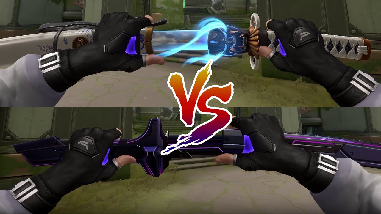 Valorant EX.O Katana VS Oni Katana Skin Comparison | Valorant Best Knife Skins