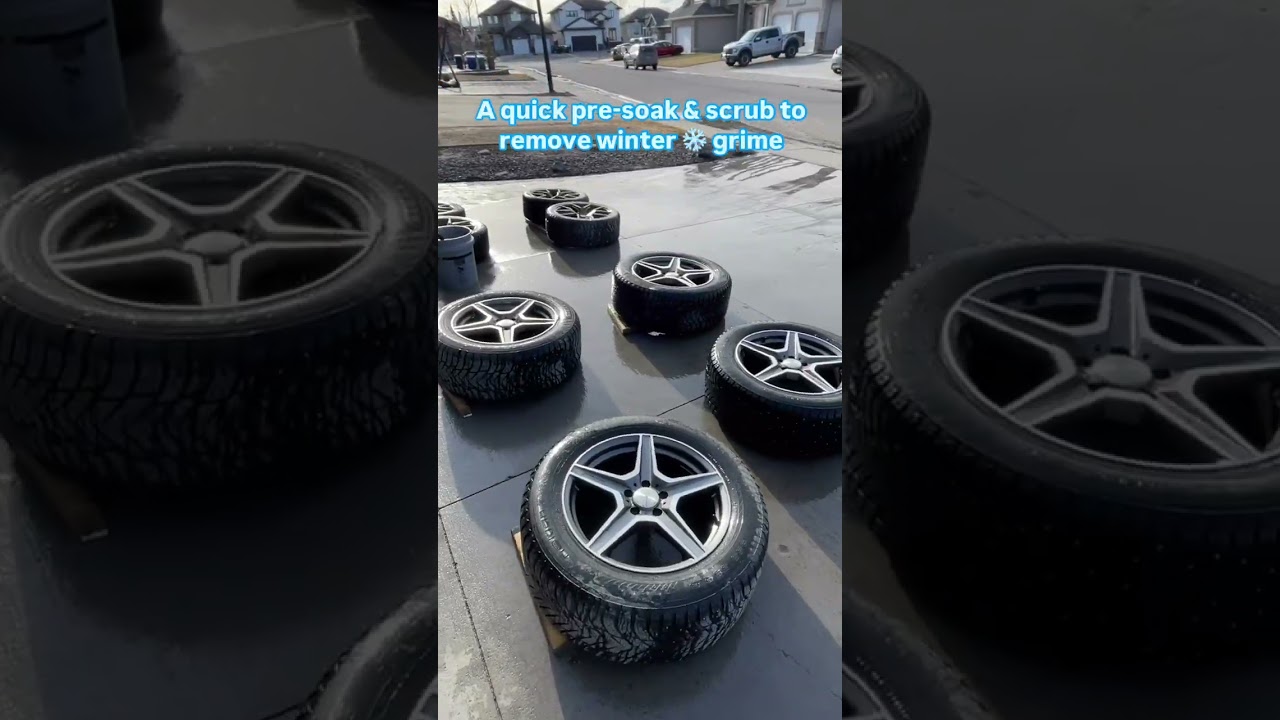 Time to clean our winter wheels: Canadian weather takes a toll on them! 