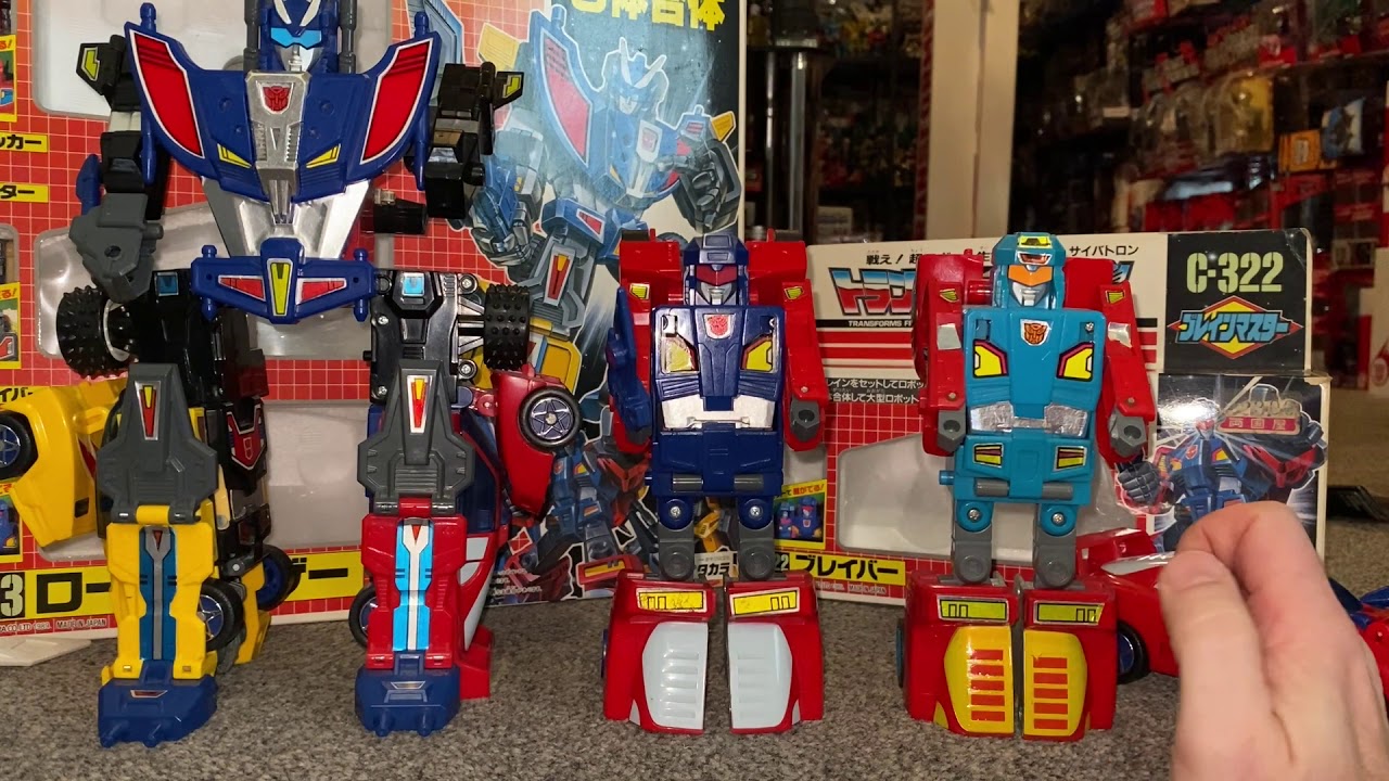 Transformers generation one complete Braver collection G1 vintage takara victory combine road Caesar