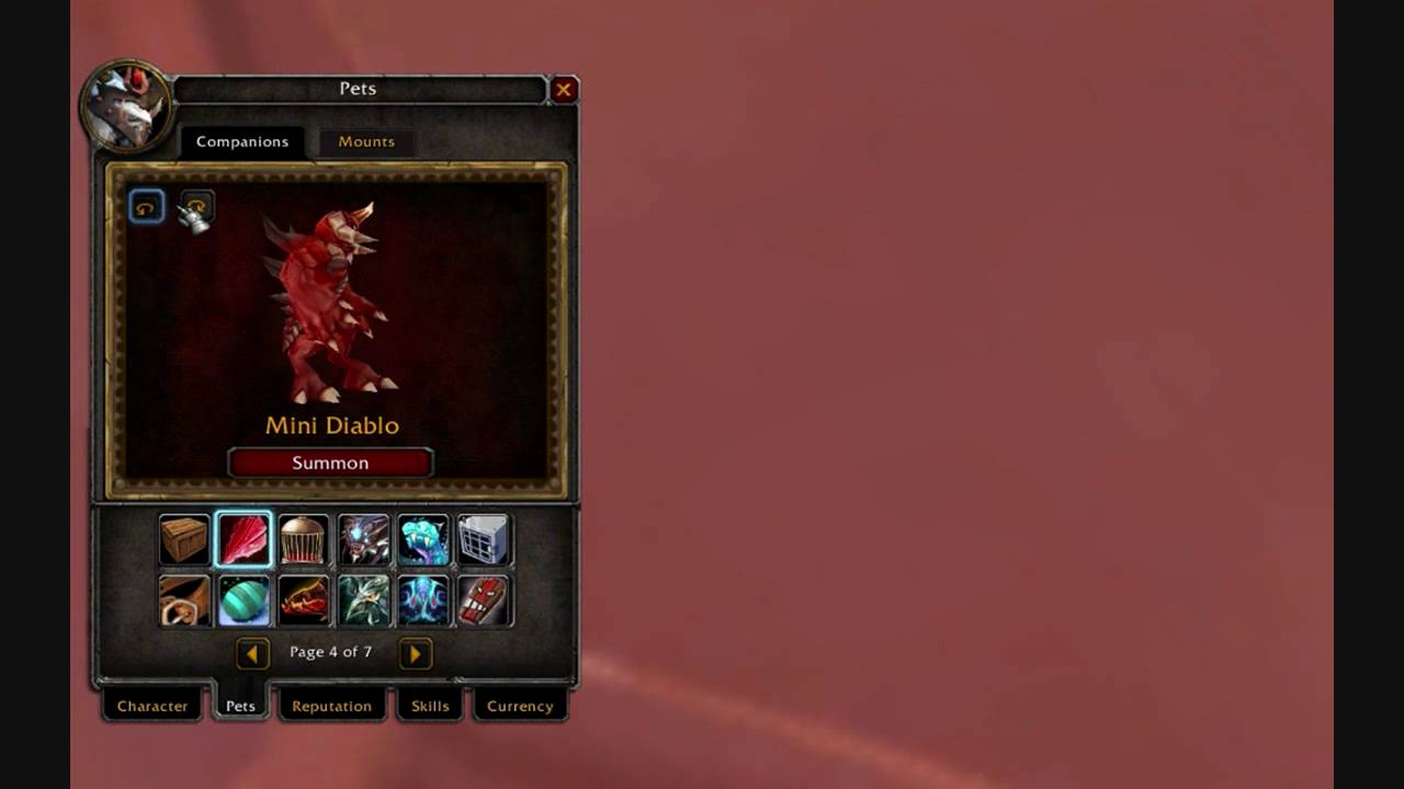 World of Warcraft - Pet Collection