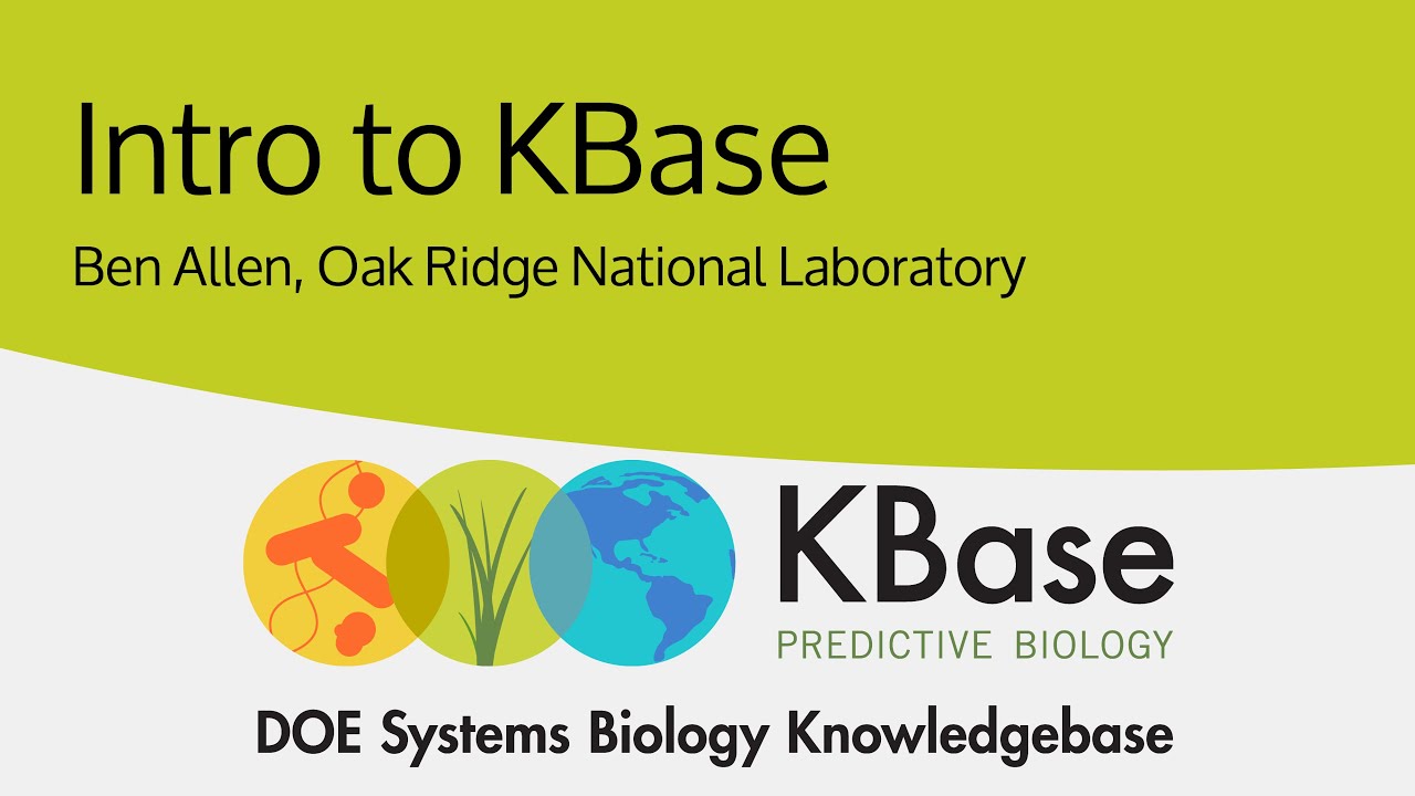 Introduction to KBase - 18 September 2024