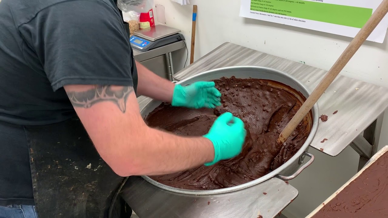 Mackinac Island Fudge making