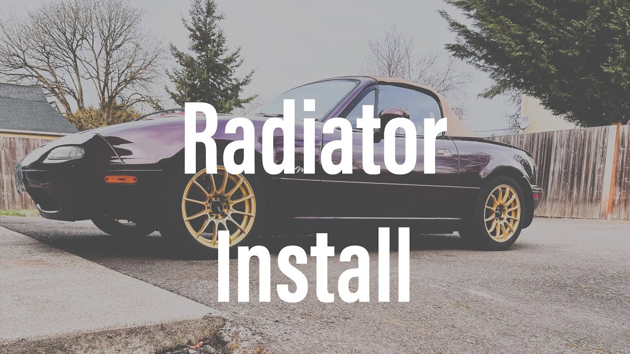 CSF 2808 Radiator Install & Review II 1995 Mazda Miata M-Edition