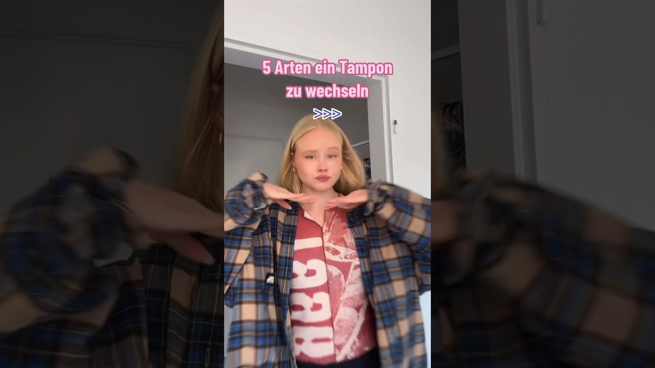 Tampon wechseln 🫡 IG: marieejoan &hearts;️ #tampon #menstruation #comedy #viralvideo