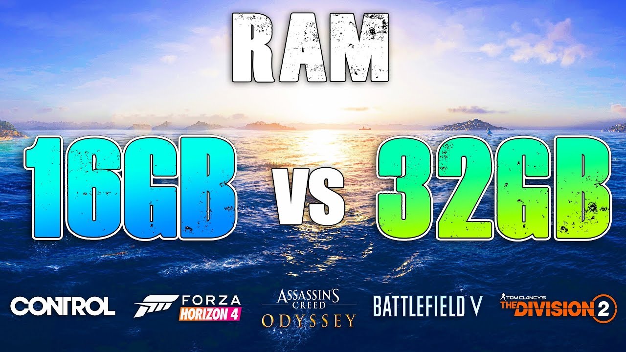 16GB vs 32GB RAM Test in New Games