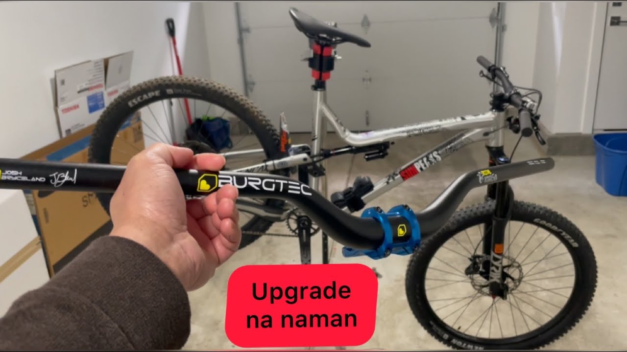 Nagpalit ako ng stem, handle bar with 50mm rise at front wheel na 29er. Mullet type enduro MTB