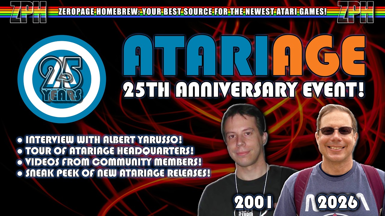 AtariAge 25th Anniversary Event! Interview with Al Yarusso + MORE!