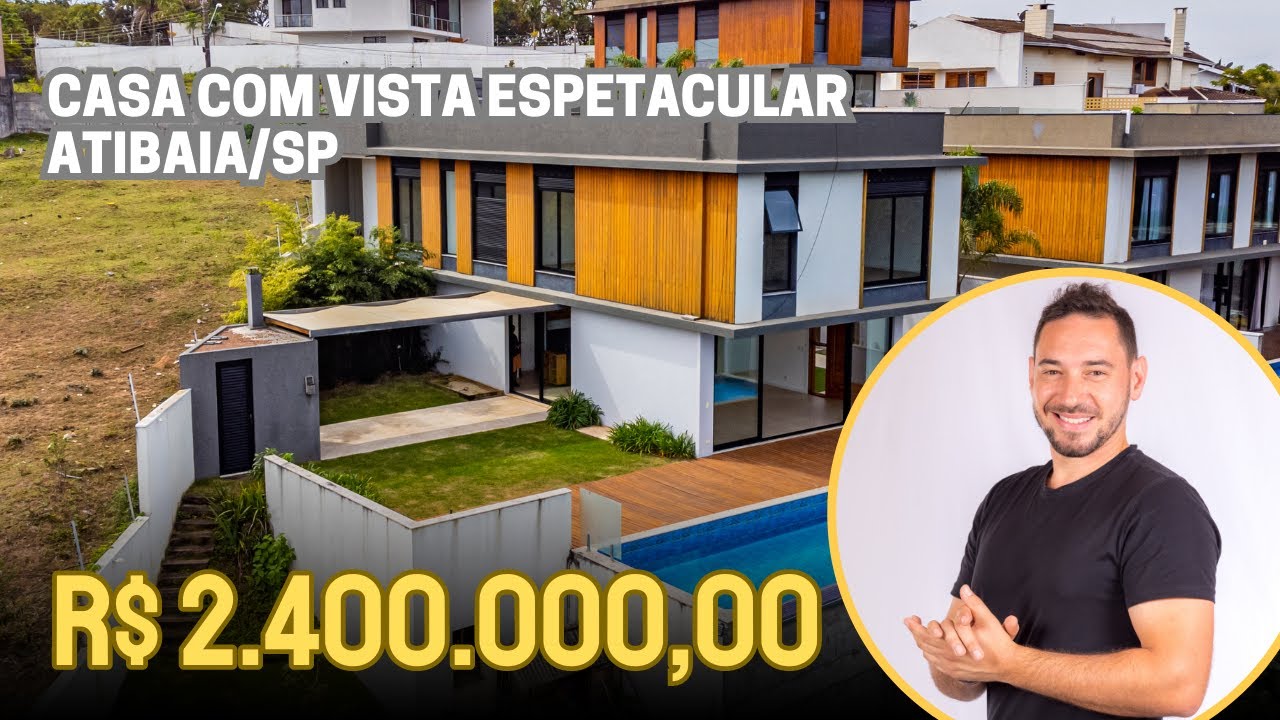 (IM&Oacute;VEL VENDIDO) - {CASA COM VISTA ESPETACULAR EM CONDOM&Iacute;NIO EXCLUSIVO} #atibaia #atibaiasp
