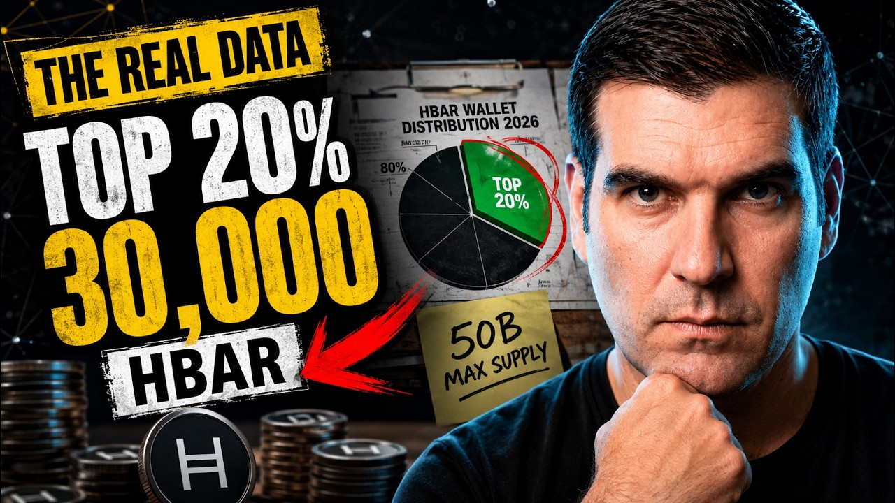 99% кошельков HBAR содержат меньше этой суммы