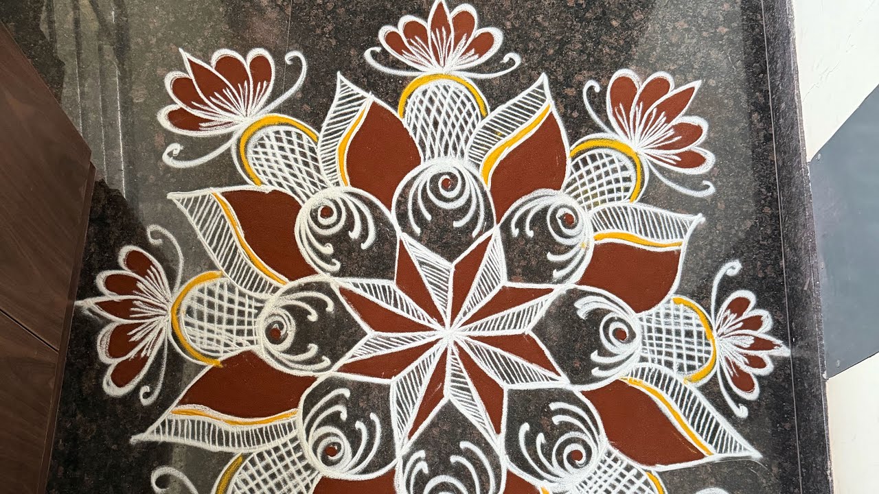 Margazhi 22 Kolam #kolam  #margazhi #rangoli #traditionalart #muggulu 