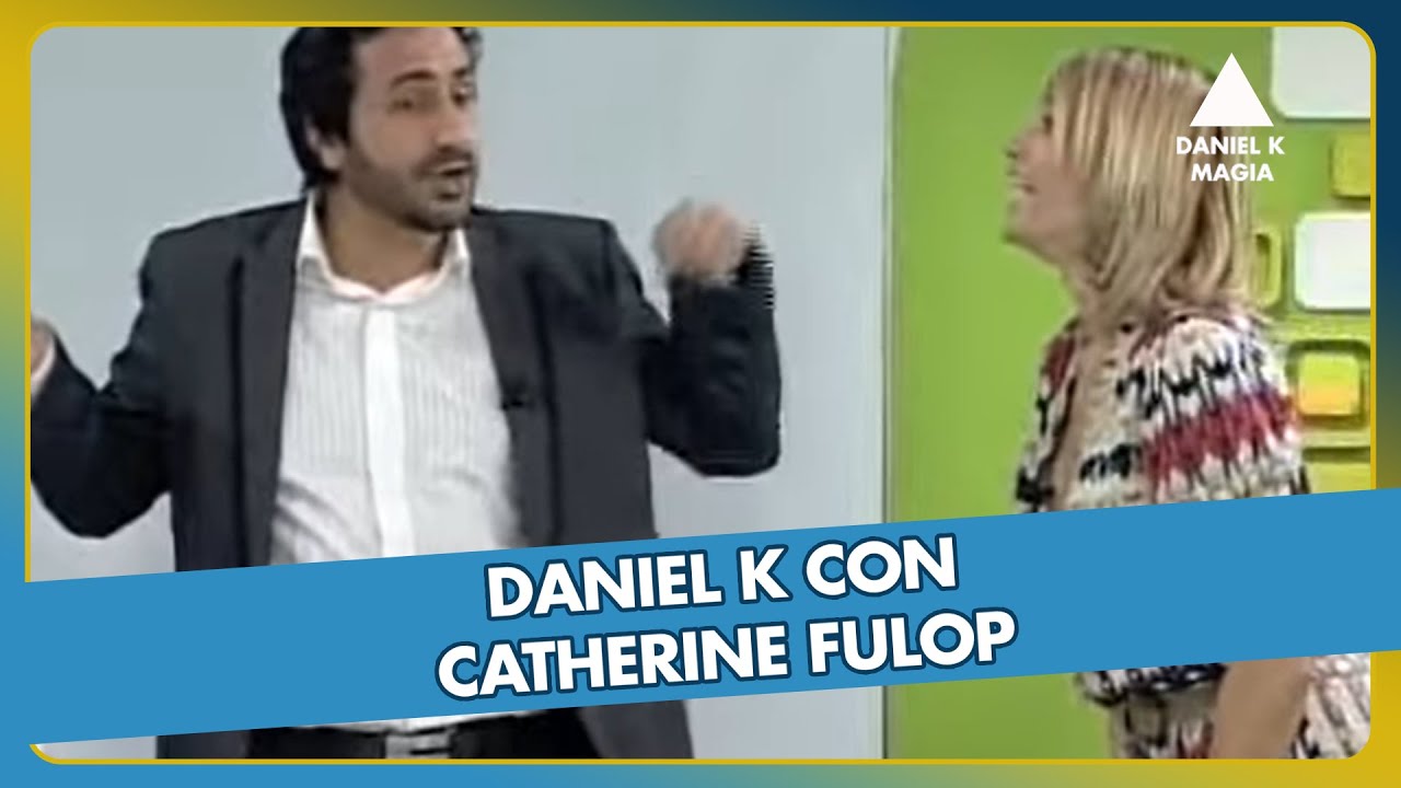 Daniel K - Divirtiendo con magia a Catherine Fulop - Canal 10