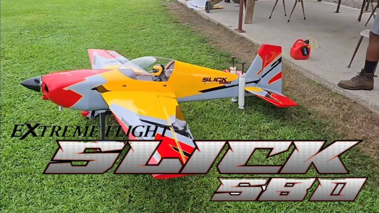 Extreme Flight Slick 580 with DLE 60cc twin