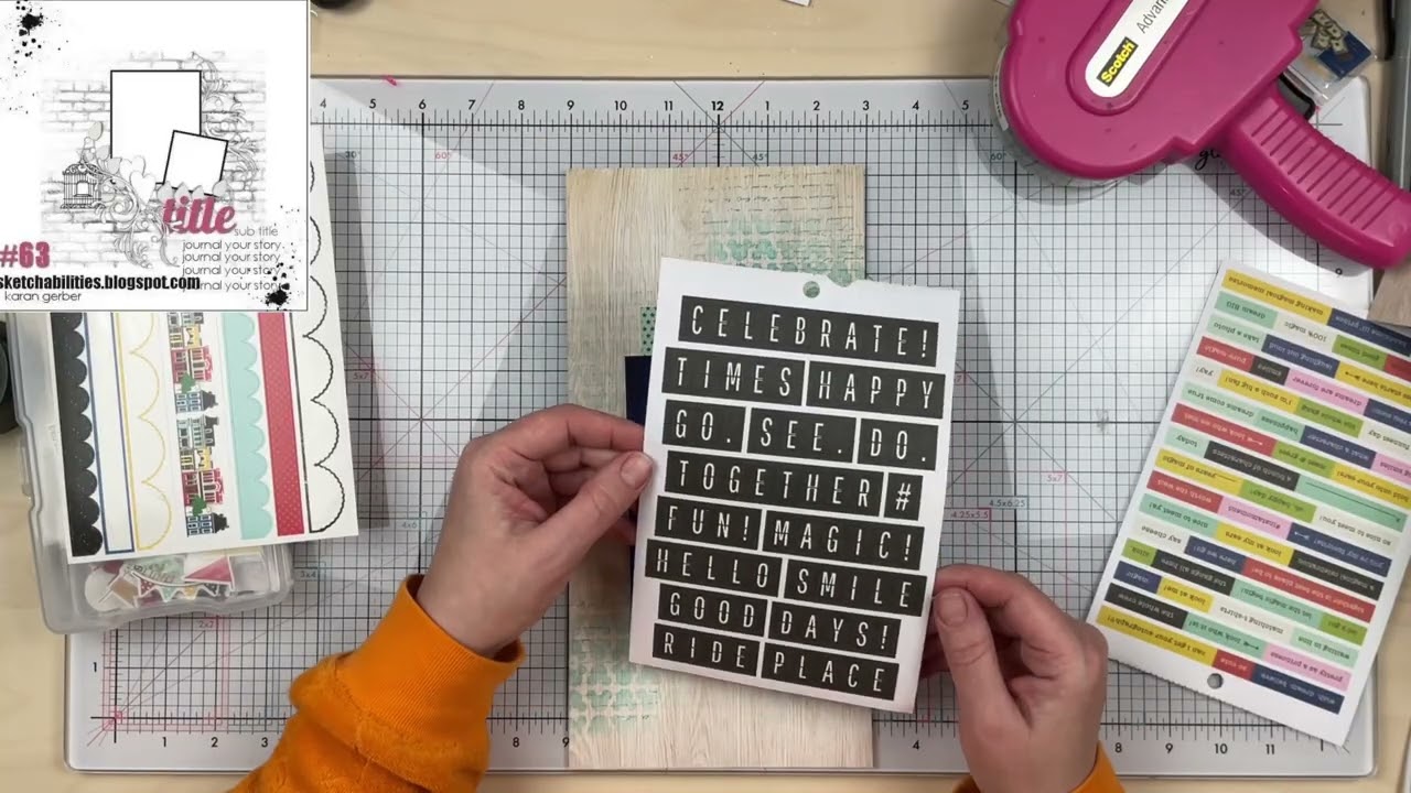 Scrapbook Process: Magic // Follow a Sketch February 2026 / Day 15 //#FASFEB26 // Stretch the Sketch