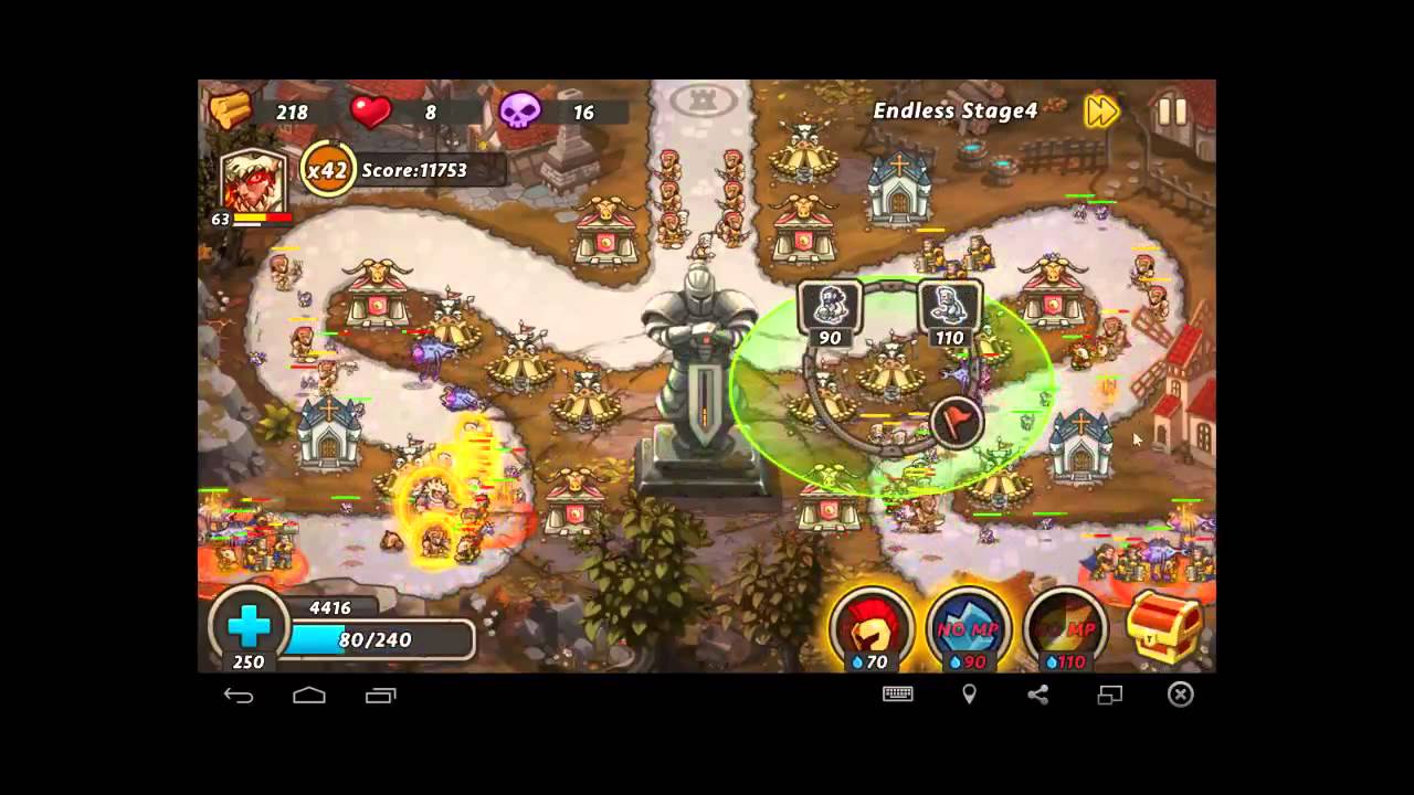 Castle TD 2 Endless Trials Lever 4 Wave 27
