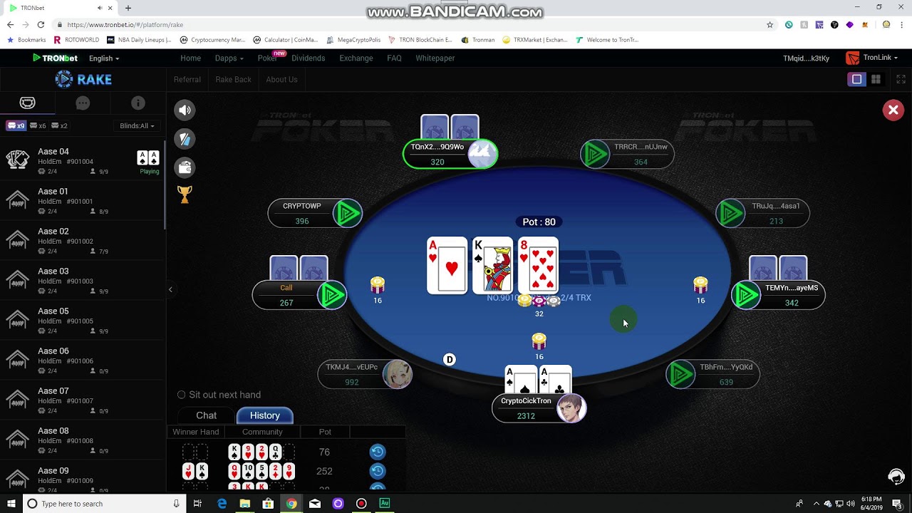#CryptoCickTRON #TRONBET #POKER has #returned !! BEST #GAMBLING #DAPP on #TRON #NETWORK