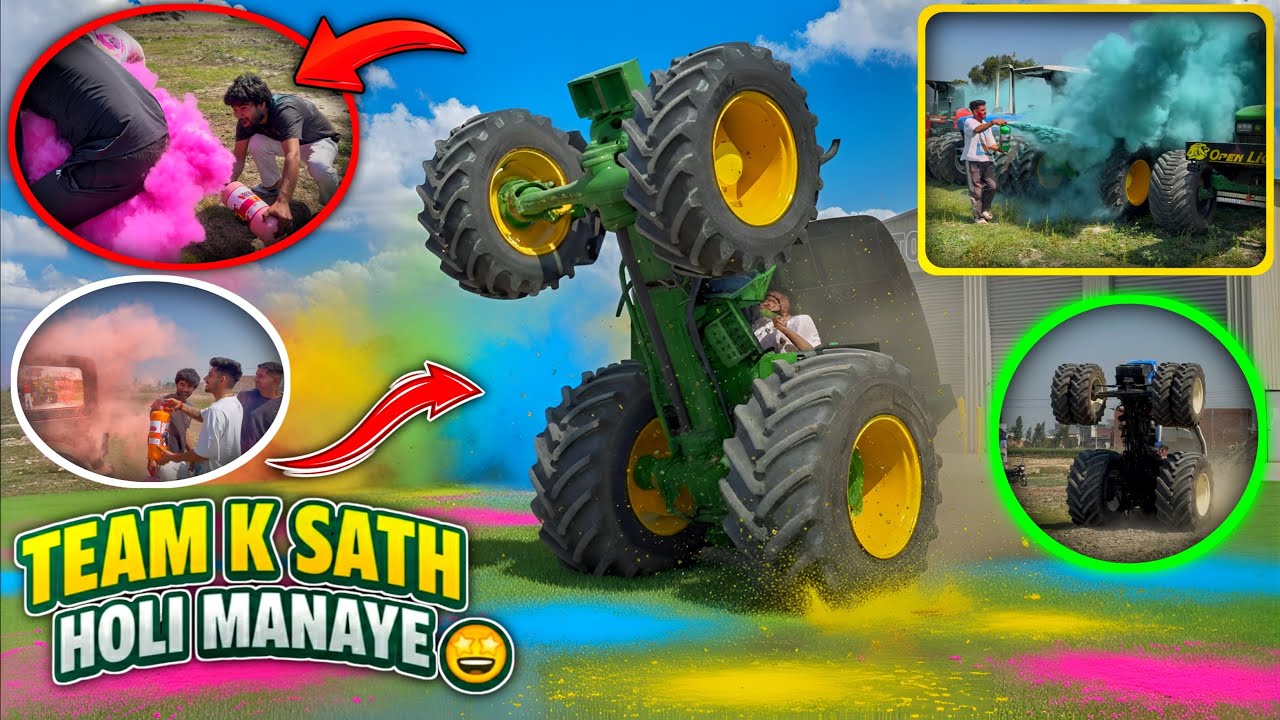 Happy holi My All  Youtube family ❤️ Full funny video 