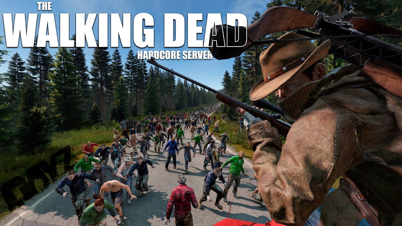 SOBREVIVI as HORDAS DE ZUMBIS no NOVO SERVIDOR inspirado em THE WALKING DEAD