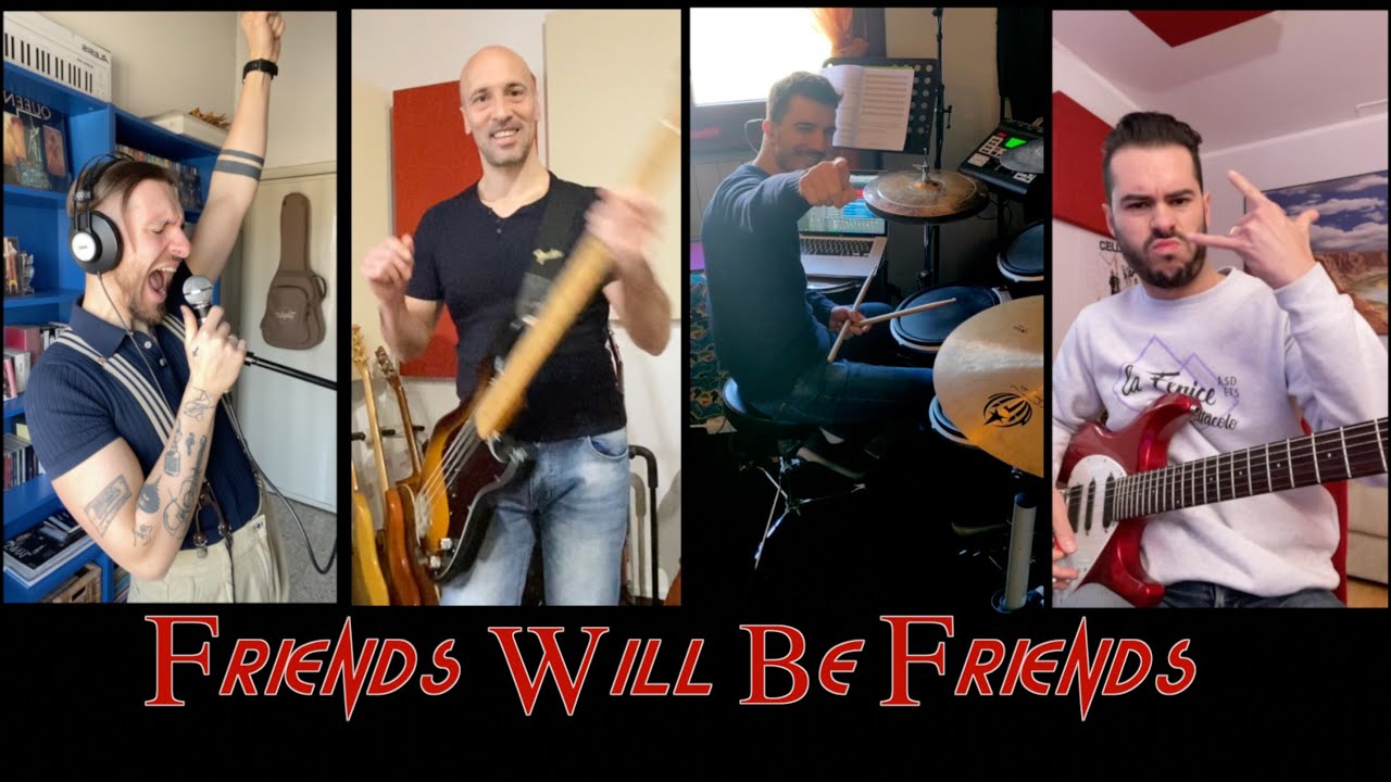 Queen - Friends Will Be Friends | VIRTUAL BAND | Cello vs Guitar + Christian Bruni & LiUK
