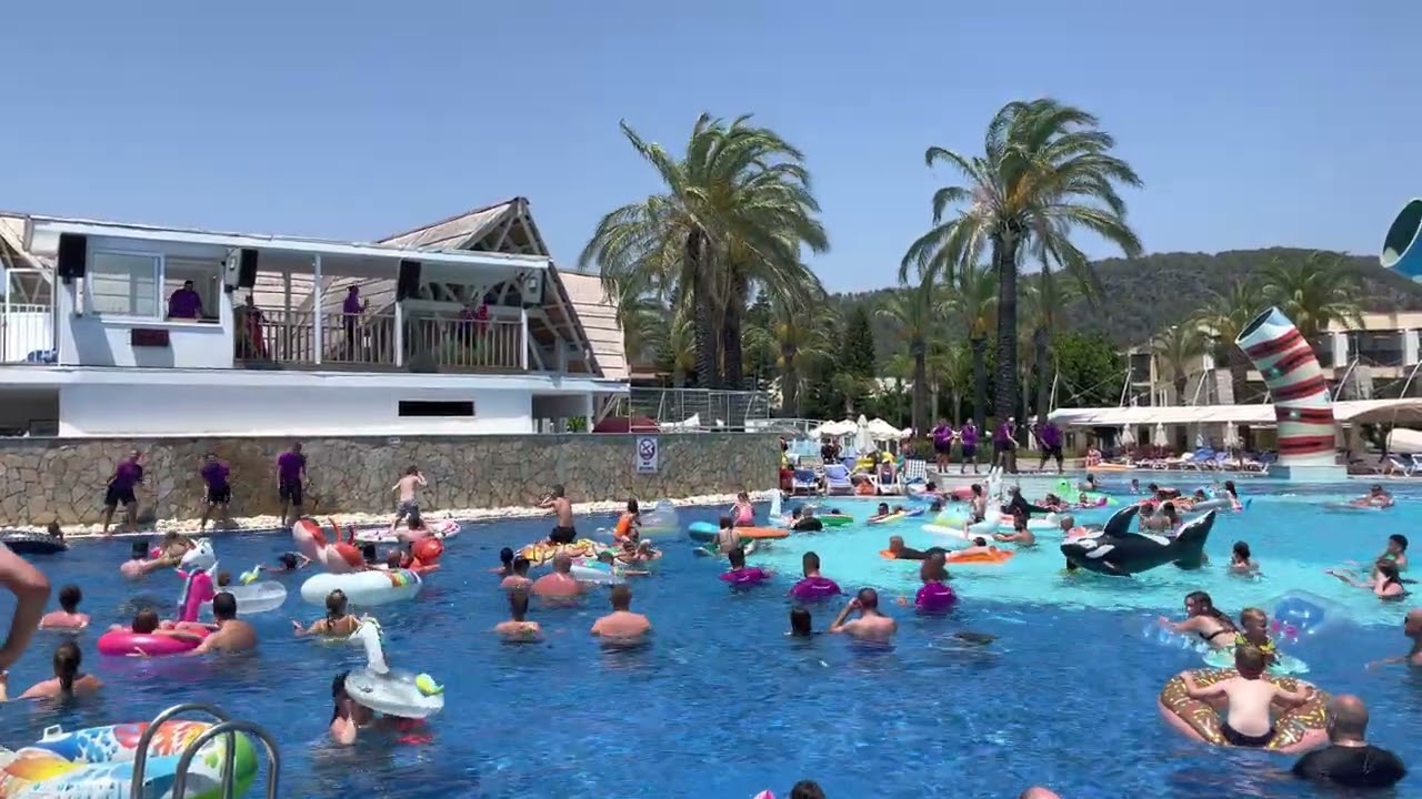 Pool Party at Holiday Village Turkey PTY Party Dances