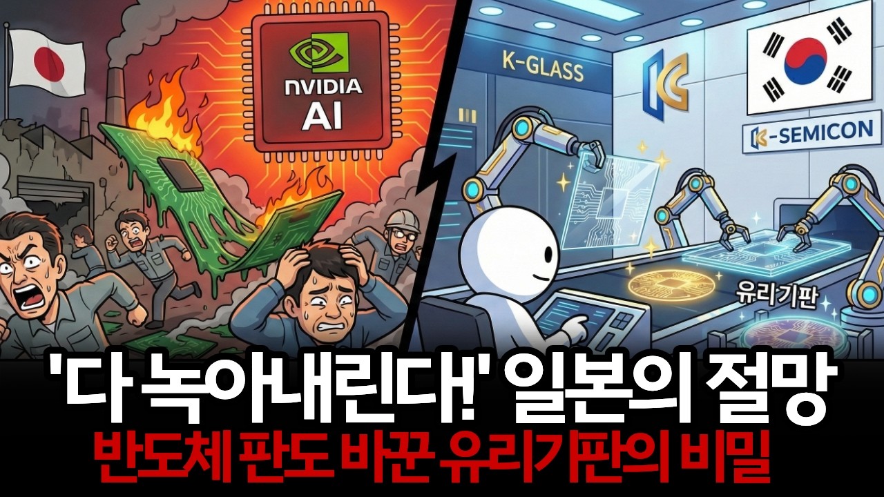 일본이 60% 점유하던 시장, 한국의 '유리기판' 한 방에 증발했습니다