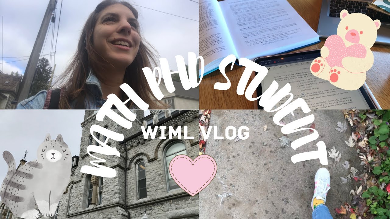 math PhD student WIML vlog // crunch time before comprehensive exam!