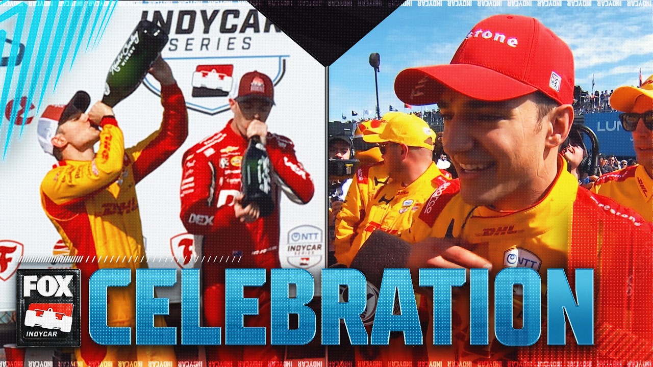 FULL CELEBRATION: Alex Palou snags his 20th career win at Firestone Grand Prix of St. Petersburg 🏁