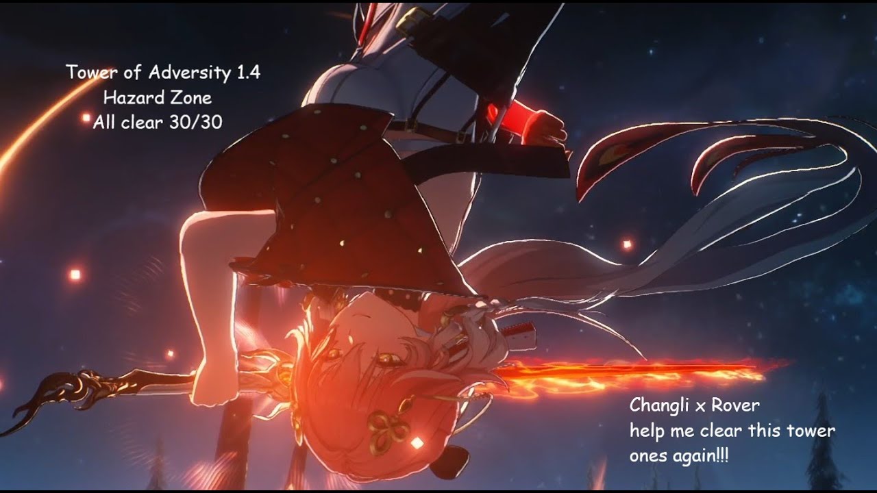 [Wuthering Waves] Tower of Adversity 1.4 all clear 30/30! Changli x Rover still my favorite combo!