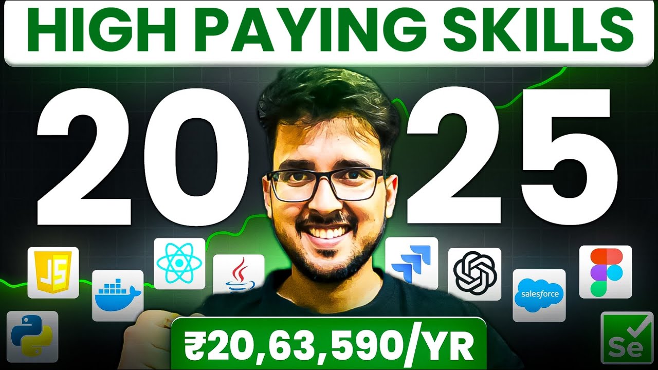 Top 3 HIGH PAYING SKILLS in 2025 | Salaries, Job Role, Companies, Roadmaps 🚀