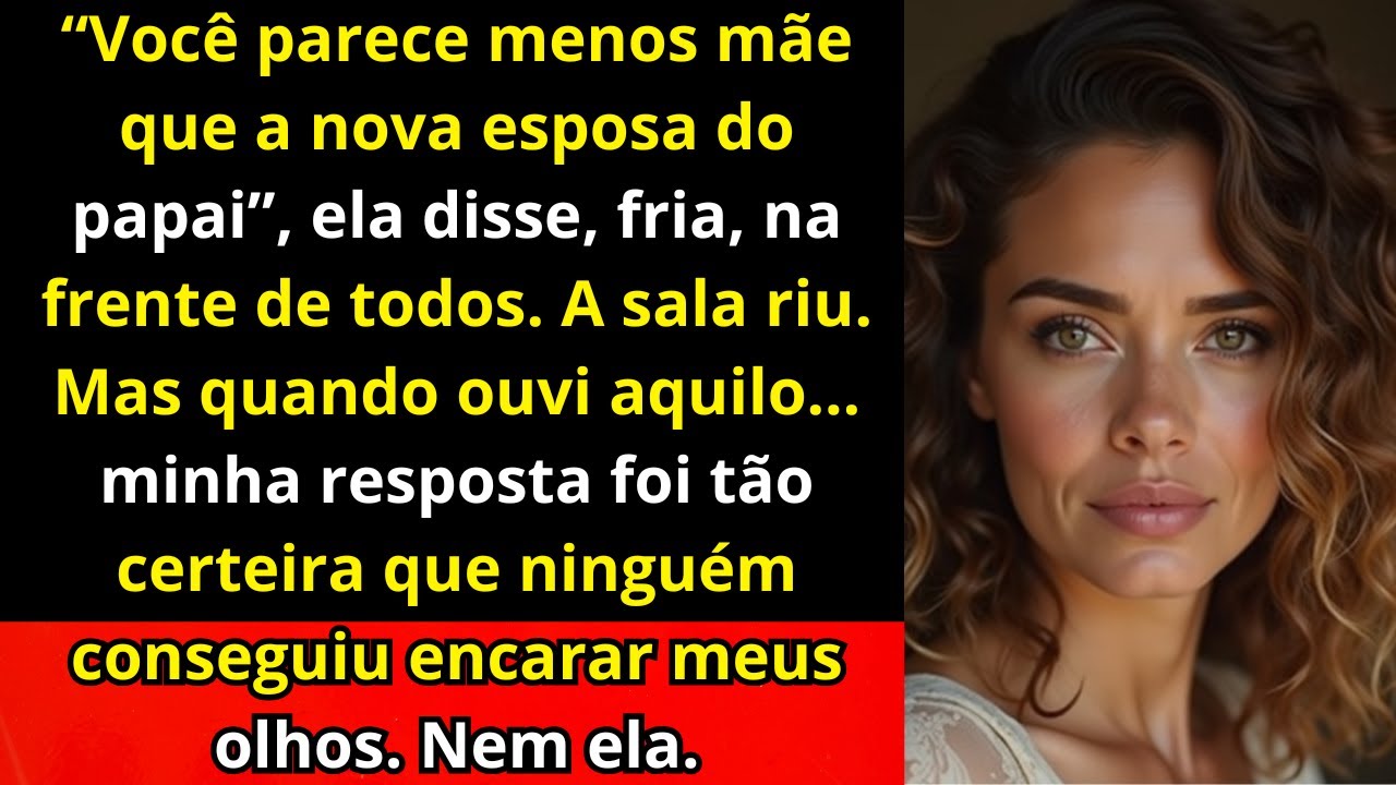 “Você parece menos mãe que a nova esposa do papai”, disse minha filha — até minha resposta calar...