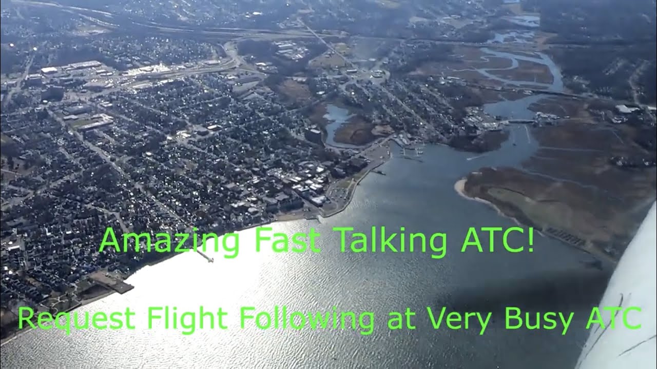 Amazing Fast ATC | Request Flight Following With Very Busy NY ATC