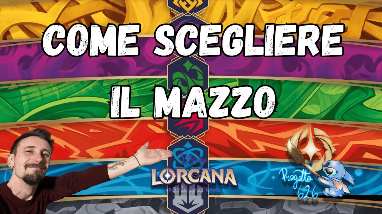 Identità dei COLORI in Disney Lorcana - come scegliere i proprio mazzo