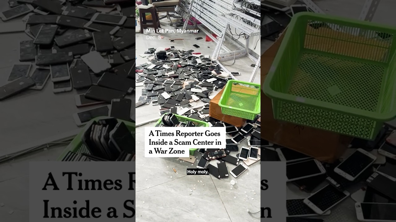 Look Inside a Cyberscam Center in a War Zone